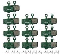 QIUYMGFG Plaquettes Frein à Disque hydrauliques adaptées pour SRAM adaptées pour AVID adaptées pour Elixir VTT Plaquettes Frein à Disque résistantes à l'usure(Ceramic 10Pairs)