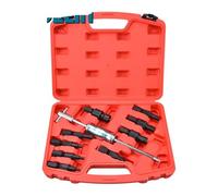 QIUYMGFG Presse à buselures Kit de 9/10 pièces pour Trous borgnes, Marteau Coulissant, extracteur de roulement Interne, Outil de démontage Roulement Douilles(Model 2 10pc)