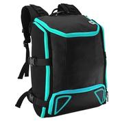 QIUYMGFG Sacs à Chaussures de Ski Sac à Dos de Voyage, Patins à roulettes en Ligne, Patins de Vitesse pour l'entraînement en Plein air, Parc extérieur Sac à Dos pour Chaussures de Ski(Black CS Pink)