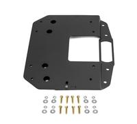 QIUYMGFG Support de Pneu Plaque/Support de déport de Roue de Secours Compatible avec Wrangler JL 2018-2024 avec capteurs de proximité arrière Support de Roue