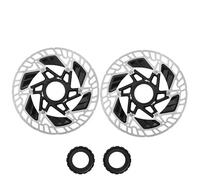 QIUYMGFG Vélo Centerlock Rotor 160mm disques de Frein VTT Route vélo Disque hydraulique Rotor 160 Mm Disque de Frein VTT pièce de vélo(2PC-MT860-Black)