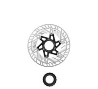 QIUYMGFG Vélo Centerlock Rotor 160mm disques de Frein VTT Route vélo Disque hydraulique Rotor 160 Mm Disque de Frein VTT pièce de vélo(MT860-Silver)