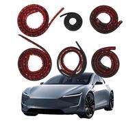 QIUYU2024 Kit de Joint insonorisant pour Porte pour Tesla Model Y 2025, Bande d'étanchéité en Caoutchouc pour réduction Bruit du Vent pour fenêtre et Porte de Voiture, Bord de Coffre Capot Moteur