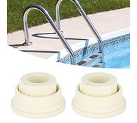 Qivine 2 Pièces Pare-Chocs pour Échelle de Piscine, Bouchon Caoutchouc Sécurité Échelles, Accessoires Remplacement pour Protection Contre Les Chocs, Coussin Tampon Garde pour Escaliers
