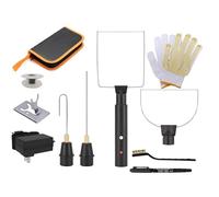 Qivine 4 in 1 Electrique Decouper de Polystyrène avec Régulateur Température, 24W Mousse a Decouper avec Adaptateur et Poignée, Fil Chaud Découpe Polystyrène pour Spongieuse, Projets de Bricolage