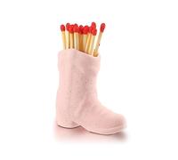 Qivine Boite Allumette Vide, Boite Allumettes à Personnaliser en Céramique Faite à La Main, Forme des Bottes, Boîtes D'allumettes Peuvent Ètre Personnalisées à des Fins de Décoration Et de Bricolage