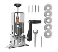 Qivine Denudeur Cable Electrique, 1-25 mm Machine a Denuder Manuelle ou Perceuse, Réglable Denudeuse Fil de Cable Electrique avec 5 Lames de Rechange pour Recyclage des Fils, Cuivre