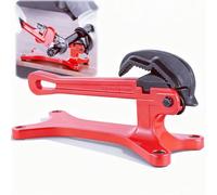 Qivine Étau de Tuyau Portable, Colliers de Serrage Manuels Fixes en Aluminium pour Tuyaux de 1/8 à 1-1/2 Pouce, Autobloquant pour Installation, Réparation et Entretien de Plomberie