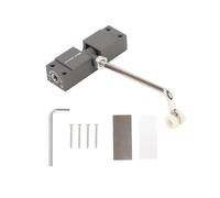 Qivine Ferme Porte Automatique, Réglable Ferme Porte à Ressort pour Portes de 68 kg, Groom Fermeture Porte avec Plaque de Montage et Vis, Sans Perçage, pour Porte de Chambre, Porte en Verre