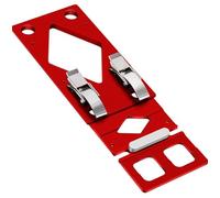 Qivine Guide à Angle Droit 90°, 300mm Rail de Guidage Scie Circulaire, Rail de Guidage à Angle Roit pour Scies Circulaires, pour le Travail du Bois (Rouge)