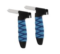 Qivine Lot de 2 Poignée de Voiture pour Personnes Âgées, Antidépapante Poignées Porte Aide à La Mobilité, Auto Assistant Support Handle, Fonction Marteau de Sécurité pour Handicapées