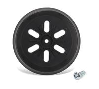 Qivine Plateau Ponceuse 150mm, 6 Trous Remplacement Tampon de Ponceuse, Tampon de Disques de Ponçage avec Crochet et Boucle, Compatible avec GEX 150, GEX 150 AB (1 Pièce)