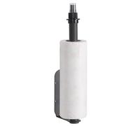 Qivine Porte Sopalin avec Pulvérisateur, Support Sopalin Acier Inoxydable, Support Essuie Tout Noir pour Armoire de Cuisine ou Salle de Bain, Capacité du Vaporisateur 70ml