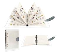 Qivine Présentoir à Épingles en Feutre pour Badge, Présentoir à Épingles en Velours avec Couvercle en PVC Transparent, peut Contenir 350 Épingles, pour Épingles et Médailles à Collectionner (Blanc)