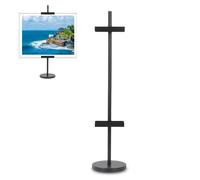 Qivine Support de Présentation pour Cadres Photo, Support Cadre Photo de Table Détachable, Hauteur Réglable, Support Assiette Decorative pour cadre photos en Métal, pour la Maison et le Bureau