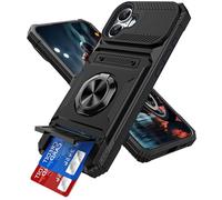 QIWEIQING Coque Magnétique pour iPhone 17, Compatible avec MagSafe Etui Silicone TPU Ultra Mince Housse de TéléiPhone 17ntichoc Anti-Rayures Etui pour iPhone 17. Noir LM