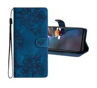 QIWEIQING Coque pour Samsung Galaxy A17 5G, Housse Etui Portefeuille Bookstyle Étui de Protection Housse en PU Cuir avec TPU Silicone Souple Étui pour Samsung Galaxy A17 5G / A26 .Bleu foncé XYH