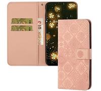QIWEIQING Coque pour Samsung Galaxy A26, Étui Cuir PU Portefeuille à Aimant Colourful Design Coque Rabat Portefeuille [Créatif Peint] Étui pour Samsung Galaxy A17 5G / A26 .Rose Gold XCH