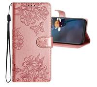 QIWEIQING Coque pour Samsung Galaxy A32 5G, Coque Cuir PU Portefeuille à Aimant Colourful Design Coque Rabat Portefeuille [Créatif Peint] Étui pour Samsung Galaxy A32 5G .Or Rose XYH