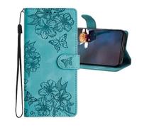 QIWEIQING Coque pour Xiaomi Redmi Note 13 5G, Housse PU Flip Cuir Portefeuille Etui avec Stand Support et Carte Slot, Motif 3D Téléphone Case Protection Cover pour Redmi Note 13 5G. Bleu lac XYH