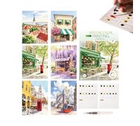 Qiwieod Aquarelle Set 12 couleurs, carnet portable pratique