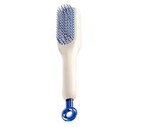 Qiwieod Brosse à cheveux rétractable, peigne à cheveux rétractable, brosse à cheveux antistatique, facile à nettoyer, peigne de massage portable, brosse à cheveux antistatique, outils de coiffure pour