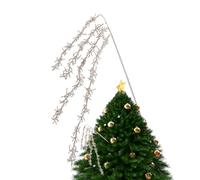 Qiwieod Garniture pour Sapin De Noël - Guirlande Scintillante pour Branches | Feuilles Artificielles De Noël | pour l'Extérieur et l'Intérieur Durant Les Fêtes d'hiver pour la Table de la Maison Le