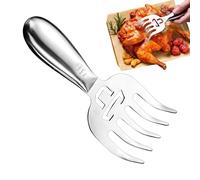 Qiwieod Griffes À Viande,Ustensile De Cuisine Barbecue En Acier Inoxydable | Déchiqueteuse À Porc Effiloché Avec Poignée,Pour Effilocher Servir Et Découper Le Porc La Dinde Et Le