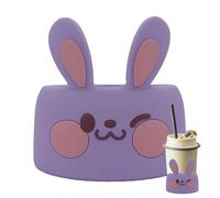 Qiwieod Manchons Pour Tasses À Café,Protecteur De Mug Animal En Silicone - Couvercle Protecteur De Mug Pour Boissons Chaudes,Pour Maison Café Bureau Vacances Voyage Thé et Boissons Chaudes Froides