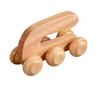 Qiwieod Rouleau De Massage Portable, Masseur Portable, Masseur De Thérapies Corporelles, Masseur À Rouleaux En Bois, Rouleau Anti-Cellulite Masseur, Le Rouleau Arrière Multifonctionnel Soulage