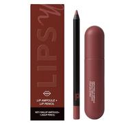 Qiwieod Set Crayon Et Rouge Lèvres,Produits De Maquillage Longue Durée,Couleur Lèvres Portable - Pour Dames Mères Étudiants Voyageurs Débutants Mariées Fêtes De Mariage Soirée Romantique Routine