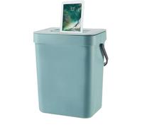 Qiwieod smaller Poubelle pour la cuisine, petite poubelle à compost pour la cuisine, poubelle de grande capacité, poubelle bio pour les jours, récipient avec couvercle