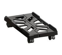 Qiwieod Support De Boîtier D'Ordinateur, Support De Tour PC, Stand De CPU Mobile, avec 4 roulettes Verrouillables, Universel, Réglable,Ventilation pour Les Joueurs pour Processeur Gamer Réglable