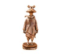 QIXCXAZ Grenouille décorative en Laiton offrant de Multiples possibilités de décoration pour la Maison et Le Bureau. Mettant en Valeur la beauté du Laiton