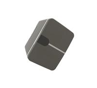 QIXCXAZ Mini-réfrigérateur thermoélectrique portable, efficace et compact. Garde les boissons fraîches et les produits de maquillage au chaud. Mini-réfrigérateur de voyage, Gris