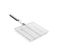 QIXCXAZ Panier à Griller Compact en Acier Inoxydable avec poignée Ergonomique pour Barbecue. Idéal pour Tous Vos Besoins de Cuisson en extérieur. Filet à