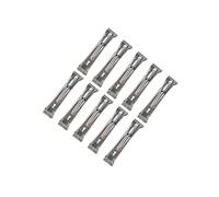 QIXCXAZ Supports de gouttière robustes, clips argentés de 12,7 cm (5 pouces) pour une installation facile et une réparation aisée des gouttières