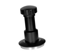 QIXCXAZ Tasseur à café professionnel en acier inoxydable durable, outil idéal pour maîtriser l'art du café à la maison. Ressort calibré en acier, Noir, 58.35 mm