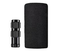 qixeuoa Adaptateur de pompe à vélo - Embout de gonflage de pneus avec cache en mousse,Adaptateur de Pompe à Vélo pour Compresseur d'Air,pour compresseur, pneus route et montagne, atelier de réparation