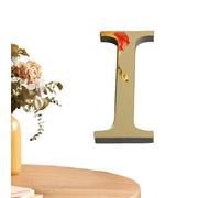 qixeuoa Alphabet 3D en acrylique - Lettres acryliques 3D pour décoration | murale, miroir autocollant mural, lettre, décoration d'intérieur, autocollant artistique pour bricolage, décoration d'intérie