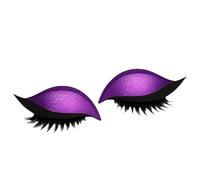 qixeuoa Autocollants de maquillage des yeux 2 en 1, réutilisables, pour les ombres à paupières, mariage, paty, costume