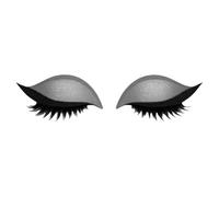 qixeuoa Autocollants de maquillage des yeux 2 en 1, réutilisables, pour les ombres à paupières, mariage, paty, costume