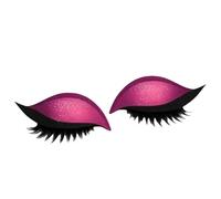 qixeuoa Autocollants de maquillage des yeux 2 en 1, réutilisables, pour les ombres à paupières, mariage, paty, costume