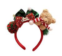 qixeuoa Bandeaux de Noël pour Adultes | Accessoire Festif pour Chapeaux - Bandeau de Noël pour Filles - Pour Déguisements Fêtes Anniversaire Cadeaux Photobooth Célébrations Lavable