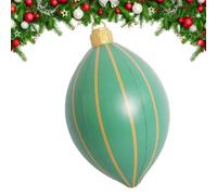 qixeuoa Boule Gonflable De Noël | Ornements Gonflables Géants en PVC Décor De Jardin | Décorations À Thème De Noël | pour Les Fêtes, Pelouse, Porche, Intérieur, Patio, Jardin, Cour, Fêtes