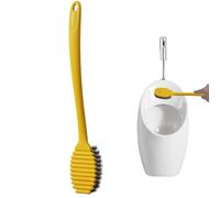 qixeuoa Brosse de Toilette à Long Manche, Brosse de Toilette Pliable | Brosse de Nettoyage Pliable avec Long Manche - Système de Nettoyage Domestique sans impasse pour Baignoire, Toilettes, Mur