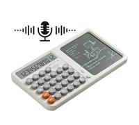 qixeuoa Calculatrice Scientifique avec Bloc-Notes | Calculatrice pour La Maison,Outil de Calcul avec Protection Visuelle et d'Écriture pour Étudiants, Maison, Adultes et Professionnels