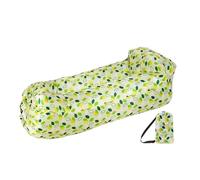qixeuoa Canapé gonflable de camping - Pliable - Avec sac - Portable - Léger - Pour jardin, voyage, pique-nique, cinéma, extérieur et intérieur