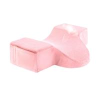 qixeuoa Coussin Extension Cils - Coussin C-Ils -nsion avec Taie d'oreiller en Mousse À Mémoire De Forme, Oreiller avec Pente des Poches pour Un Soutien Confortable 50x20x12cm