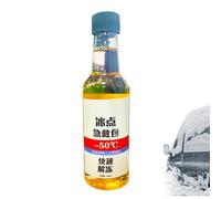 qixeuoa Dégivrant pour pare-brise liquide de lavage - 150 ml de liquide de fonte de glace, pour voiture, camion, SUV, vitre de voiture, capot, poignée de porte extérieure, fenêtre, hiver